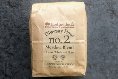 Diversity Flour #2 Meadow Blend, Wholemeal, Organic