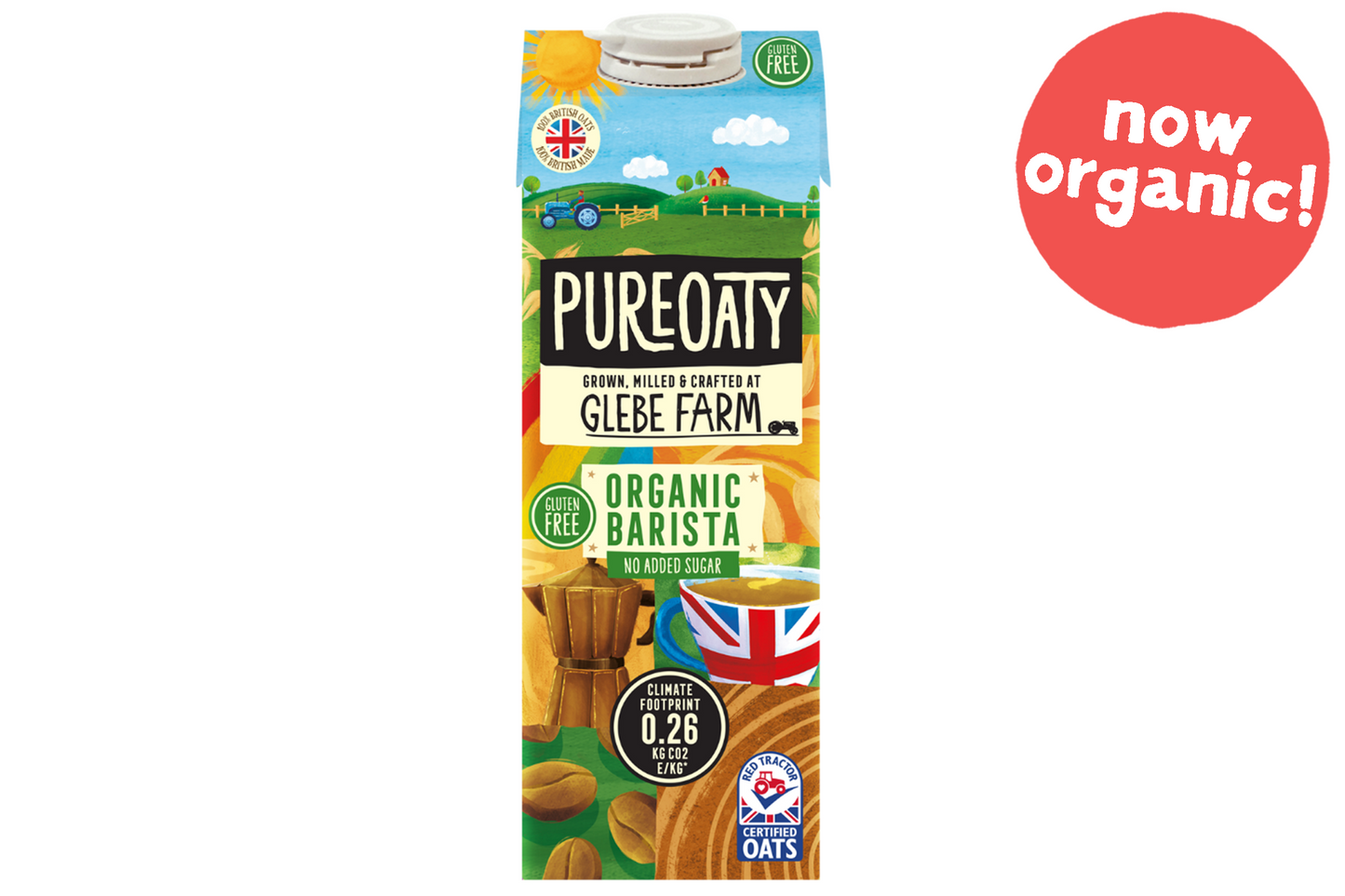 PureOaty Oat Drink, Organic, Gluten-free